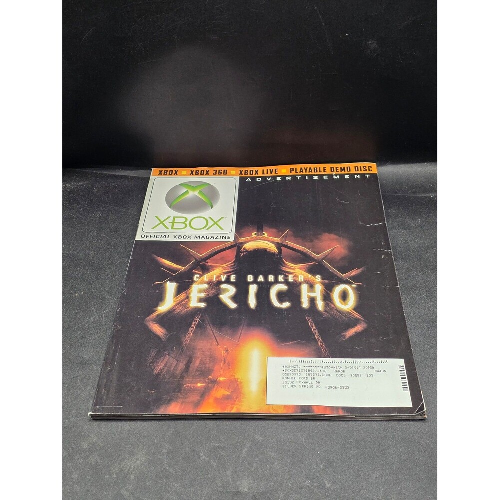 Official Xbox Magazine Clive Barker's Jericho Xbox 360